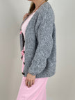 Cardigan Bouclé in Grau Art. 6759
