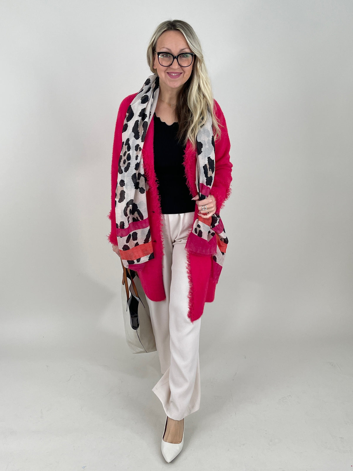 Mantel Catena von Rino&Pelle in Pink Punch