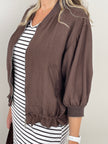 Blouson in Mokka Artikel 6168