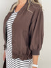 Blouson in Mokka Artikel 6168