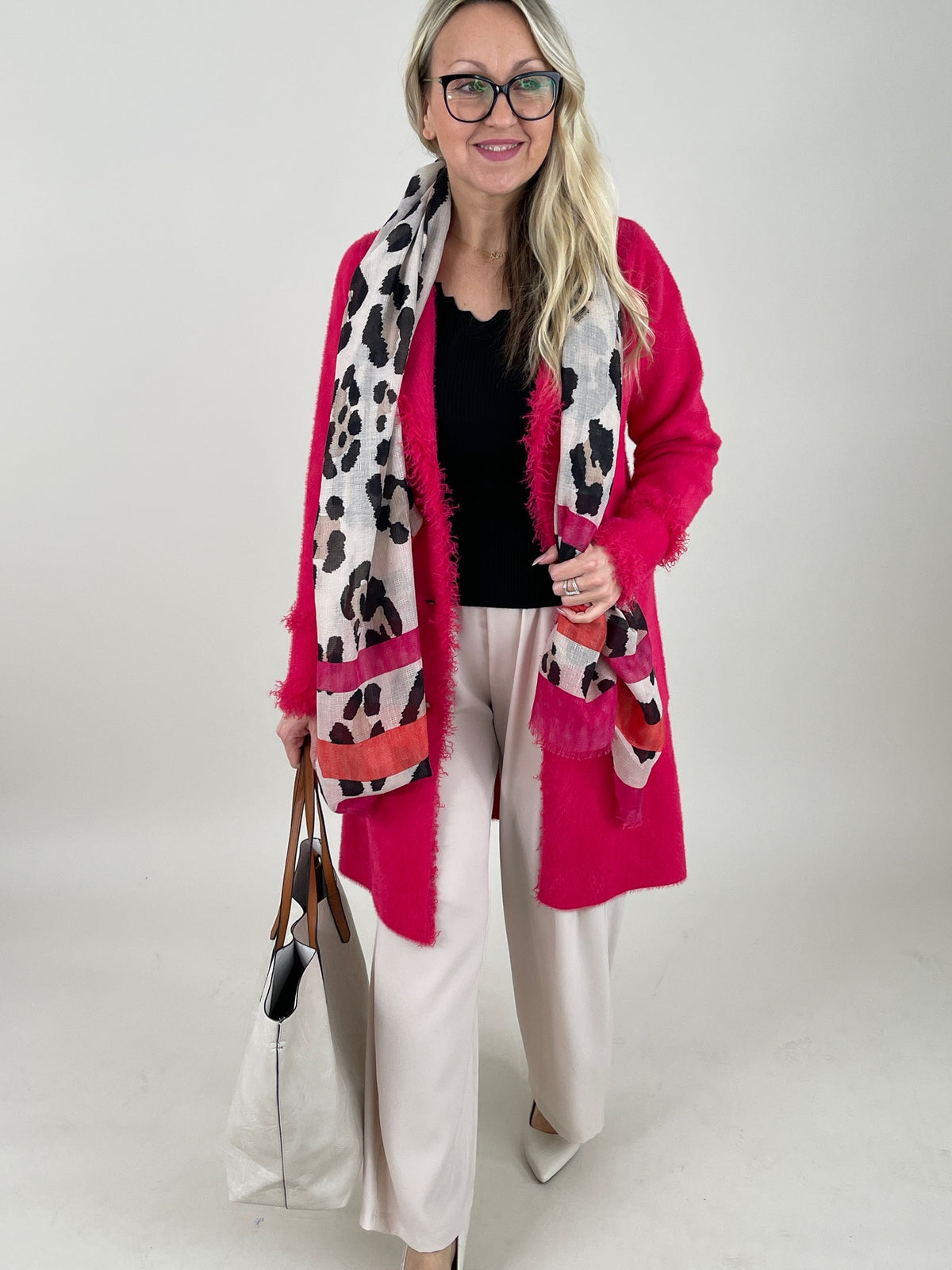 Mantel Catena von Rino&Pelle in Pink Punch