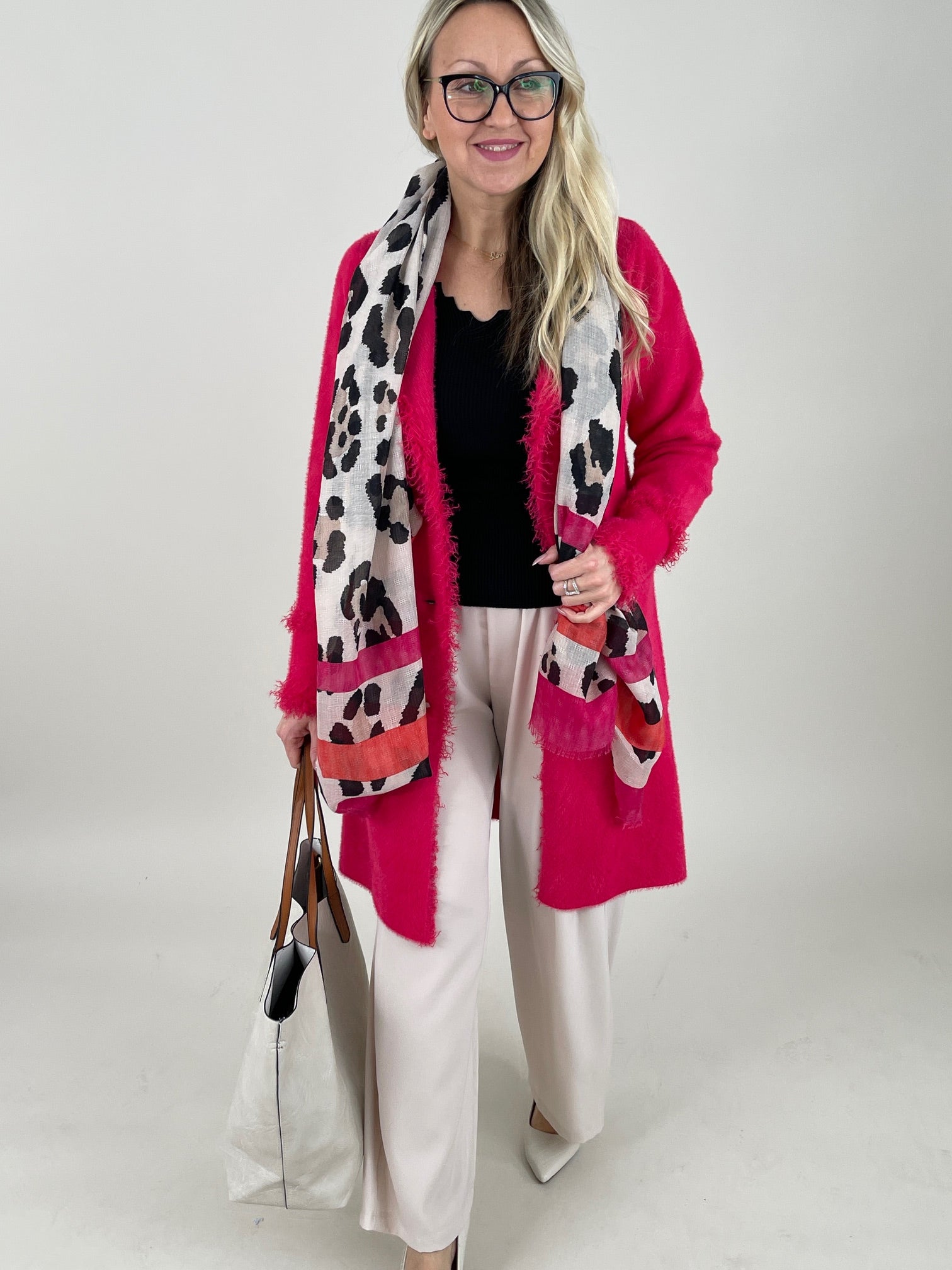 Mantel Catena von Rino&Pelle in Pink Punch Artikel RP6750