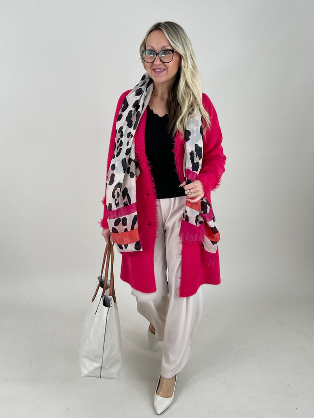 Mantel Catena von Rino&Pelle in Pink Punch Artikel RP6750