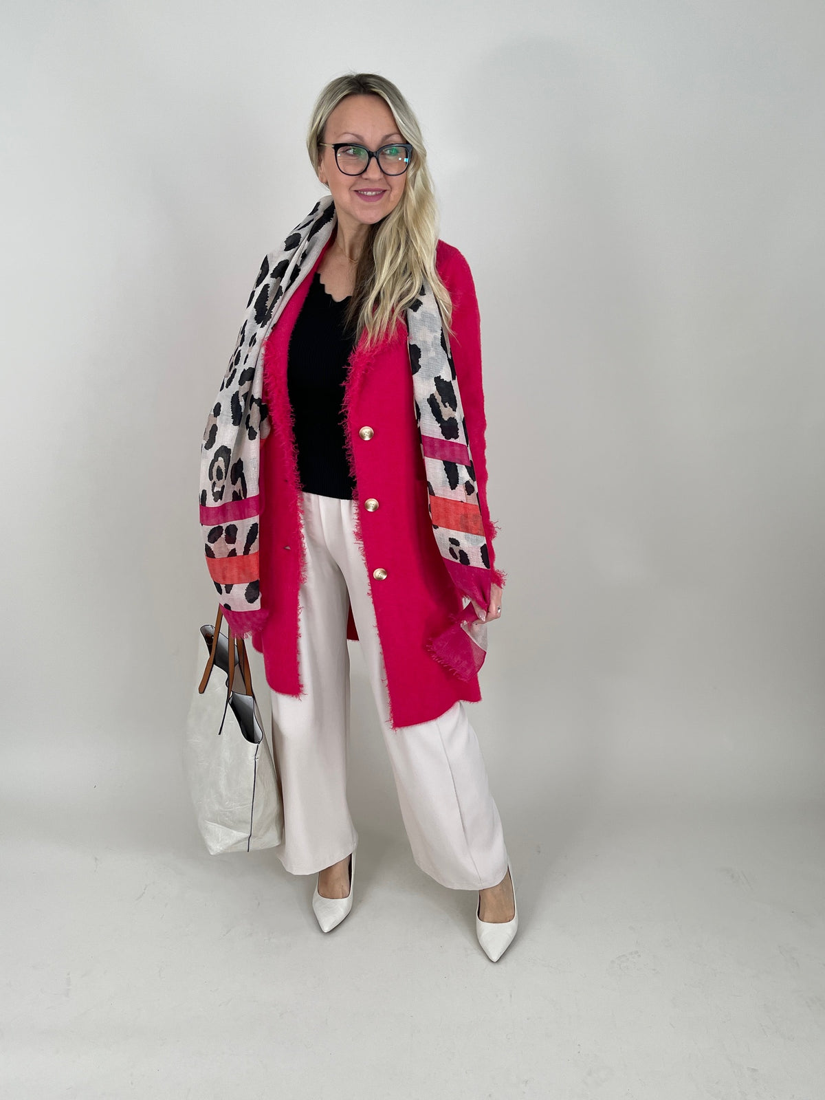 Mantel Catena von Rino&Pelle in Pink Punch