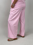 Hose Butterstoff in Rosa