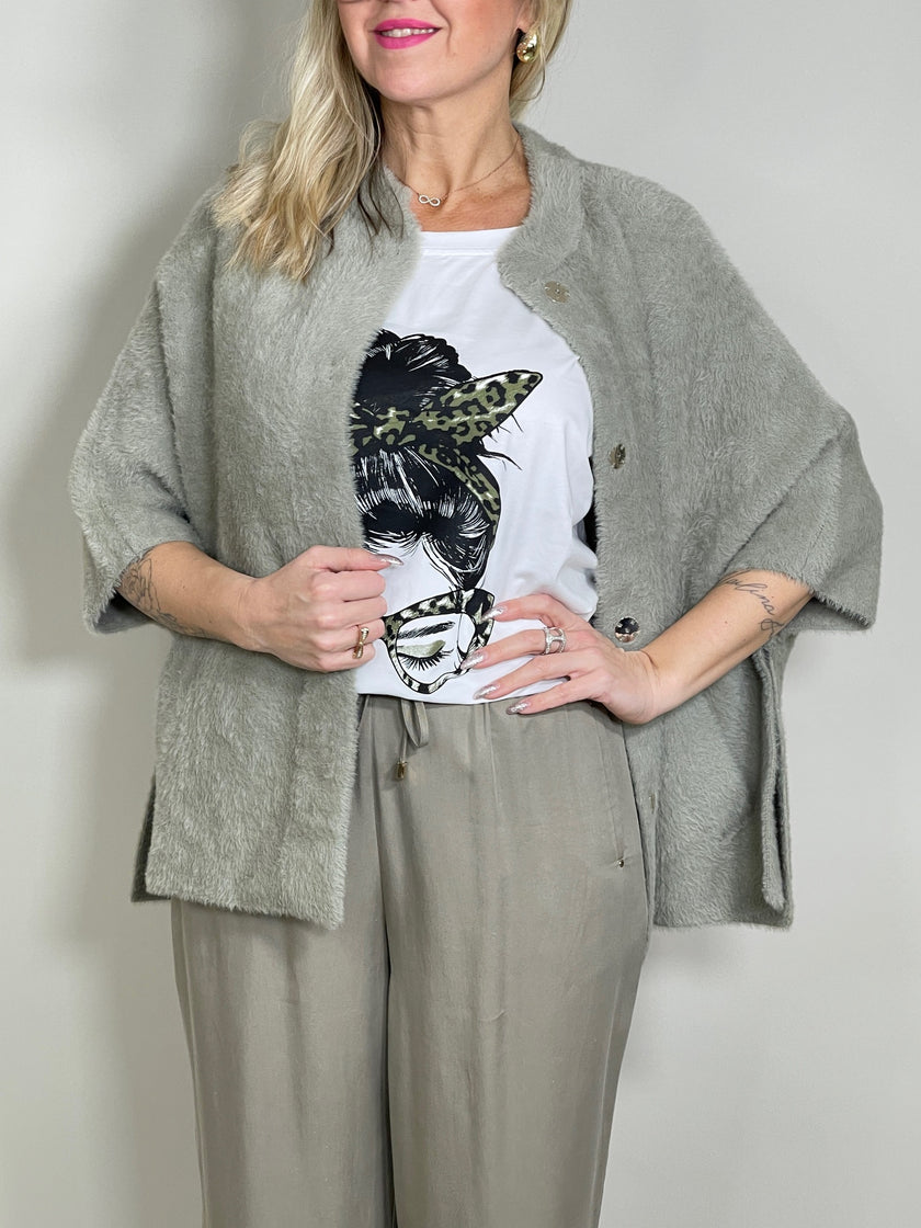 Cape von Rino&Pelle in Khaki Artikel RP5644