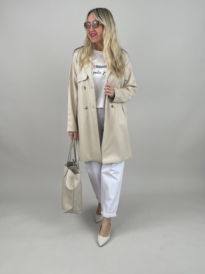 Trenchcoat von Rino&Pelle in Birch Art. RP7027