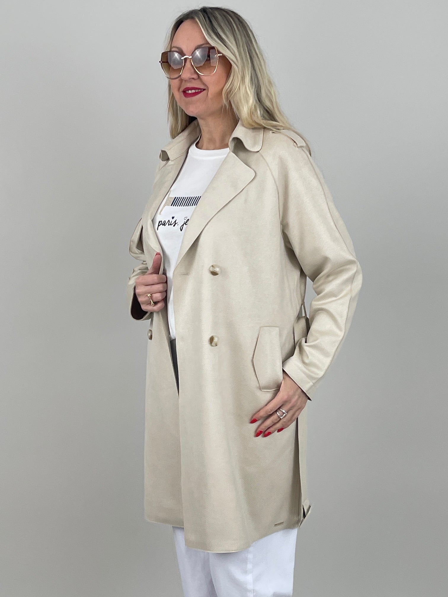 Trenchcoat von Rino&Pelle in Birch Art. RP7027