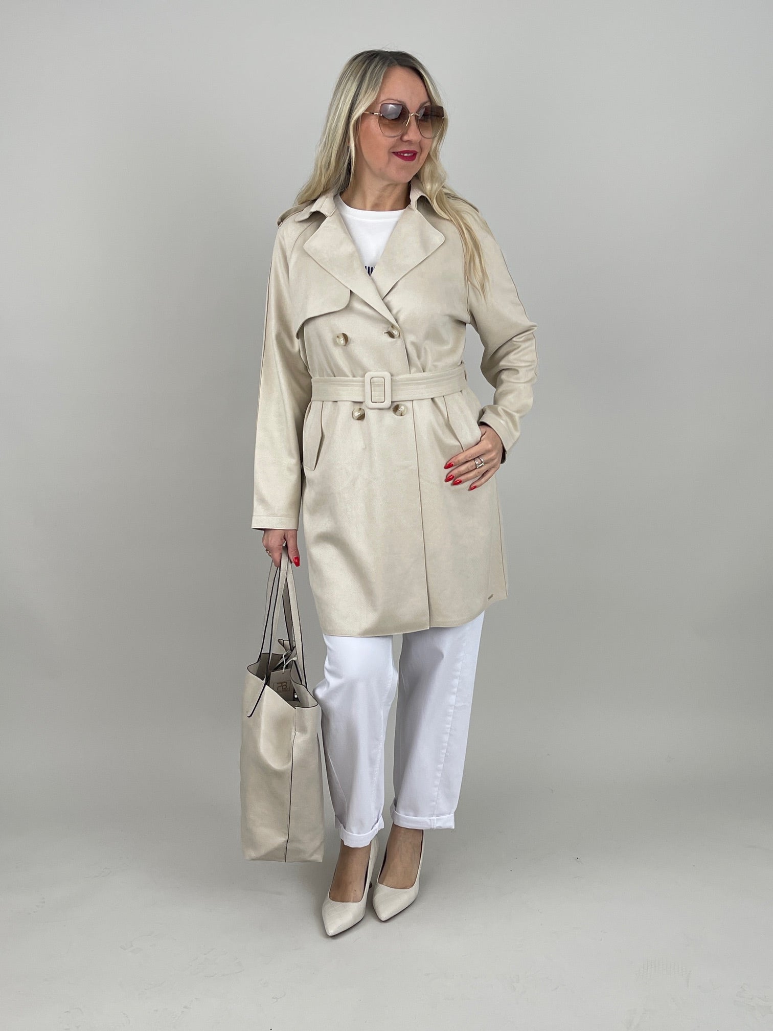 Trenchcoat von Rino&Pelle in Birch Art. RP7027