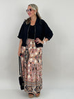 Kleid/Rock Bunt/Schwarz 2in1 Artikel 6158