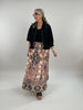 Kleid/Rock Bunt/Schwarz 2in1 Artikel 6158