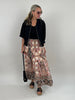 Kleid/Rock Bunt/Schwarz 2in1 Artikel 6158