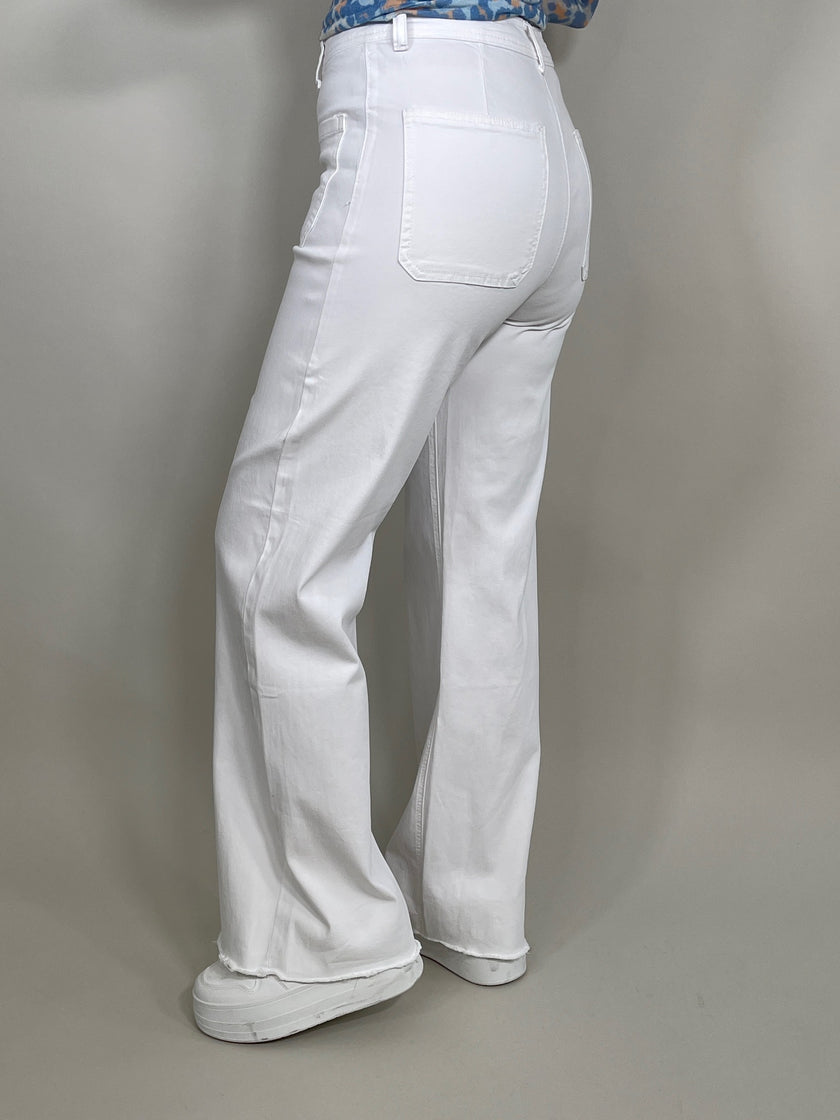 Jeans Wide Leg in Weiß Artikel 5670