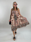 Kleid/Rock Bunt/Schwarz 2in1 Artikel 6158