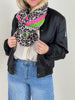 Bomber Jacke Banner in Schwarz von Rino&Pelle