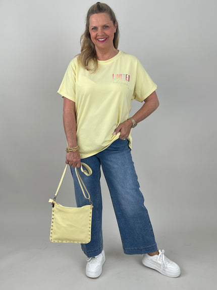 T-Shirt Limited Edition in Gelb Art. 7116