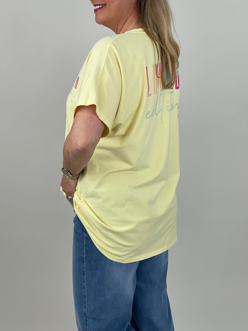 T-Shirt Limited Edition in Gelb
