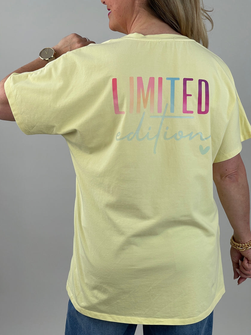 T-Shirt Limited Edition in Gelb