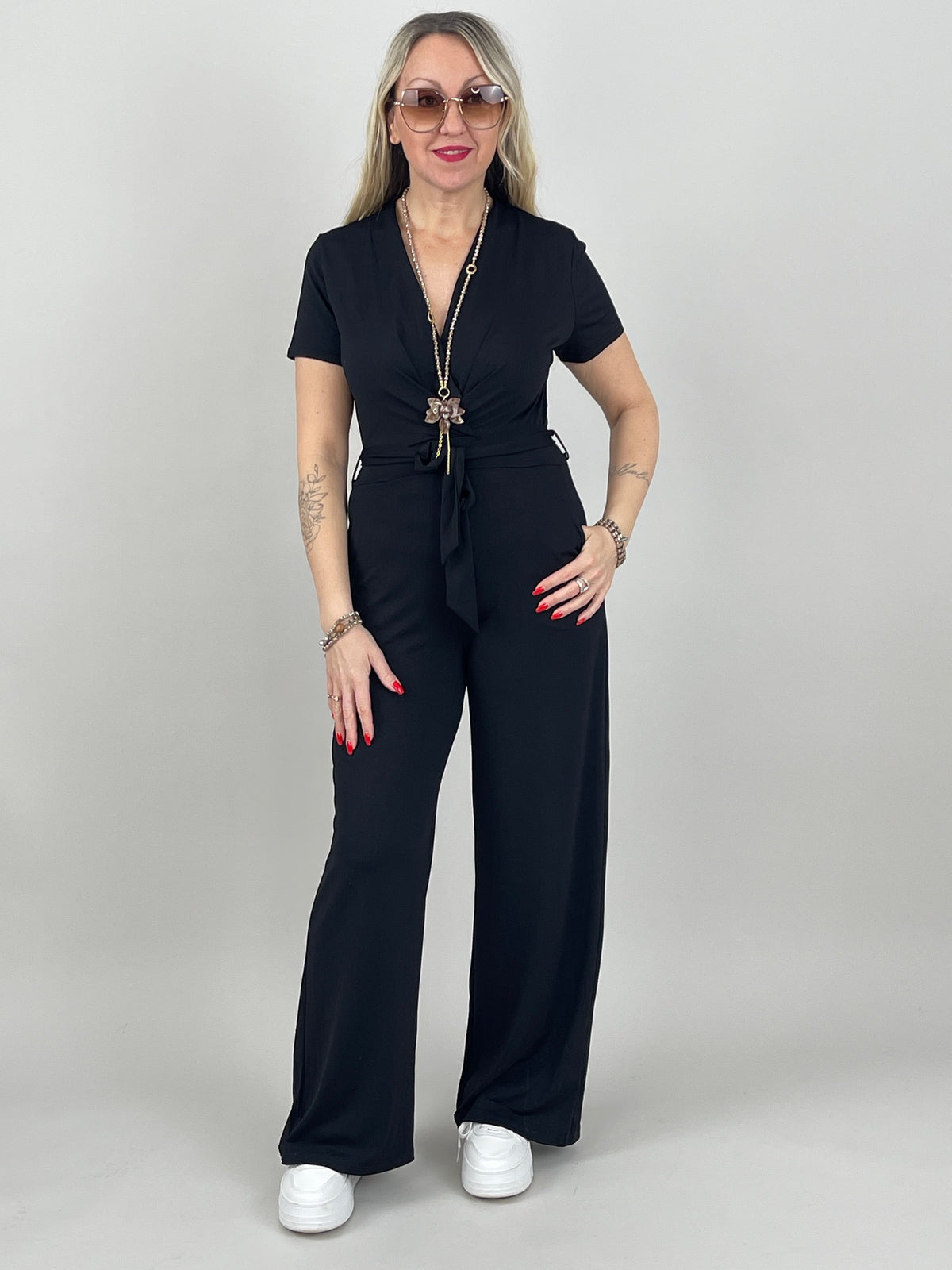 Jumpsuit Uni Schwarz