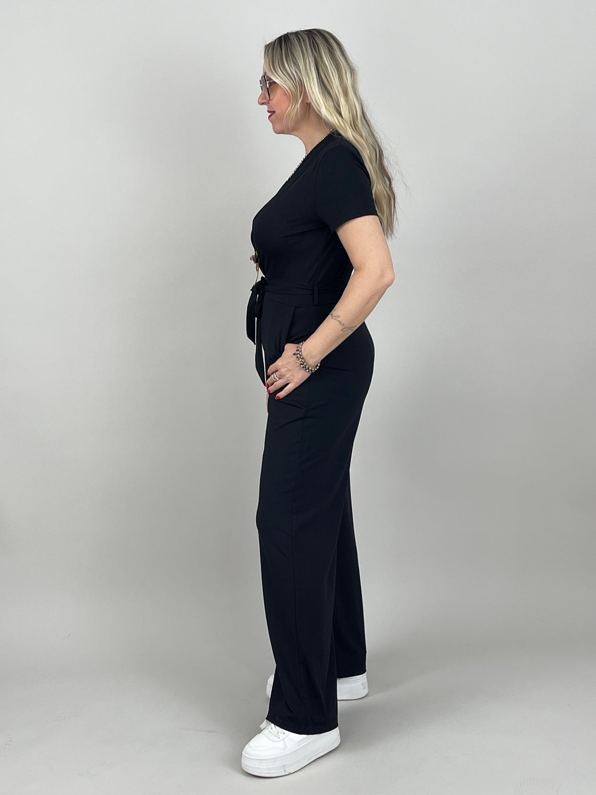 Jumpsuit Uni Schwarz