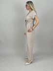 Jumpsuit Uni in Beige