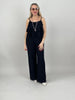 Jumpsuit Volants in Schwarz