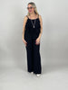 Jumpsuit Volants in Schwarz