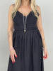 Kleid Boho in Schwarz
