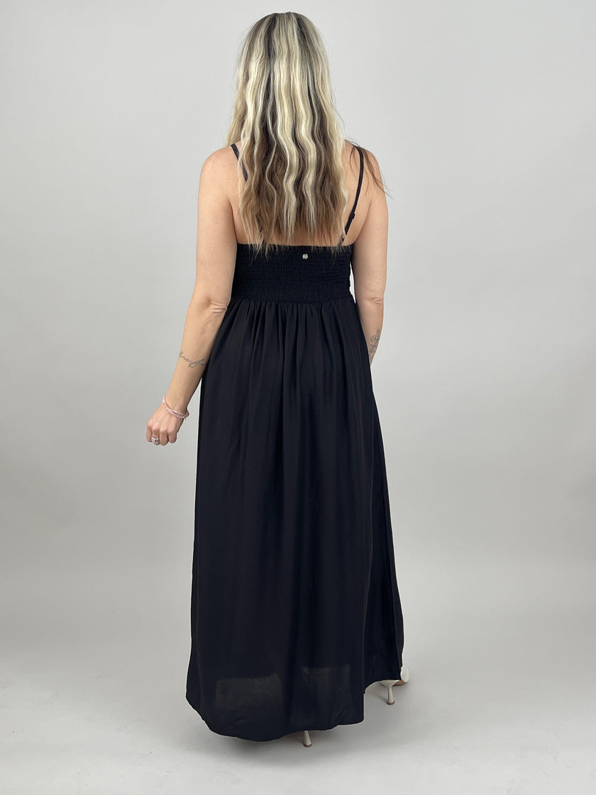 Kleid Boho in Schwarz