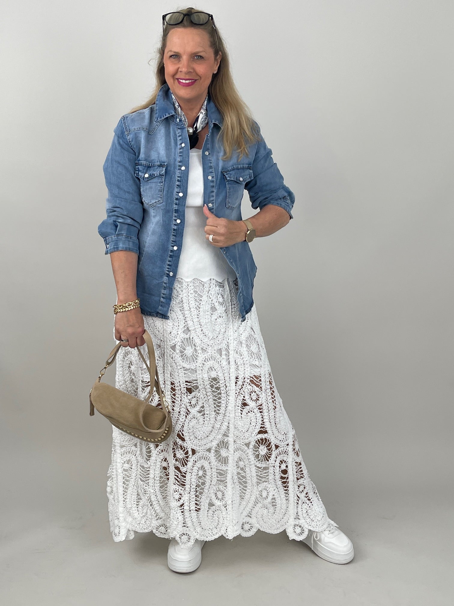 Rock Boho in Weiß
