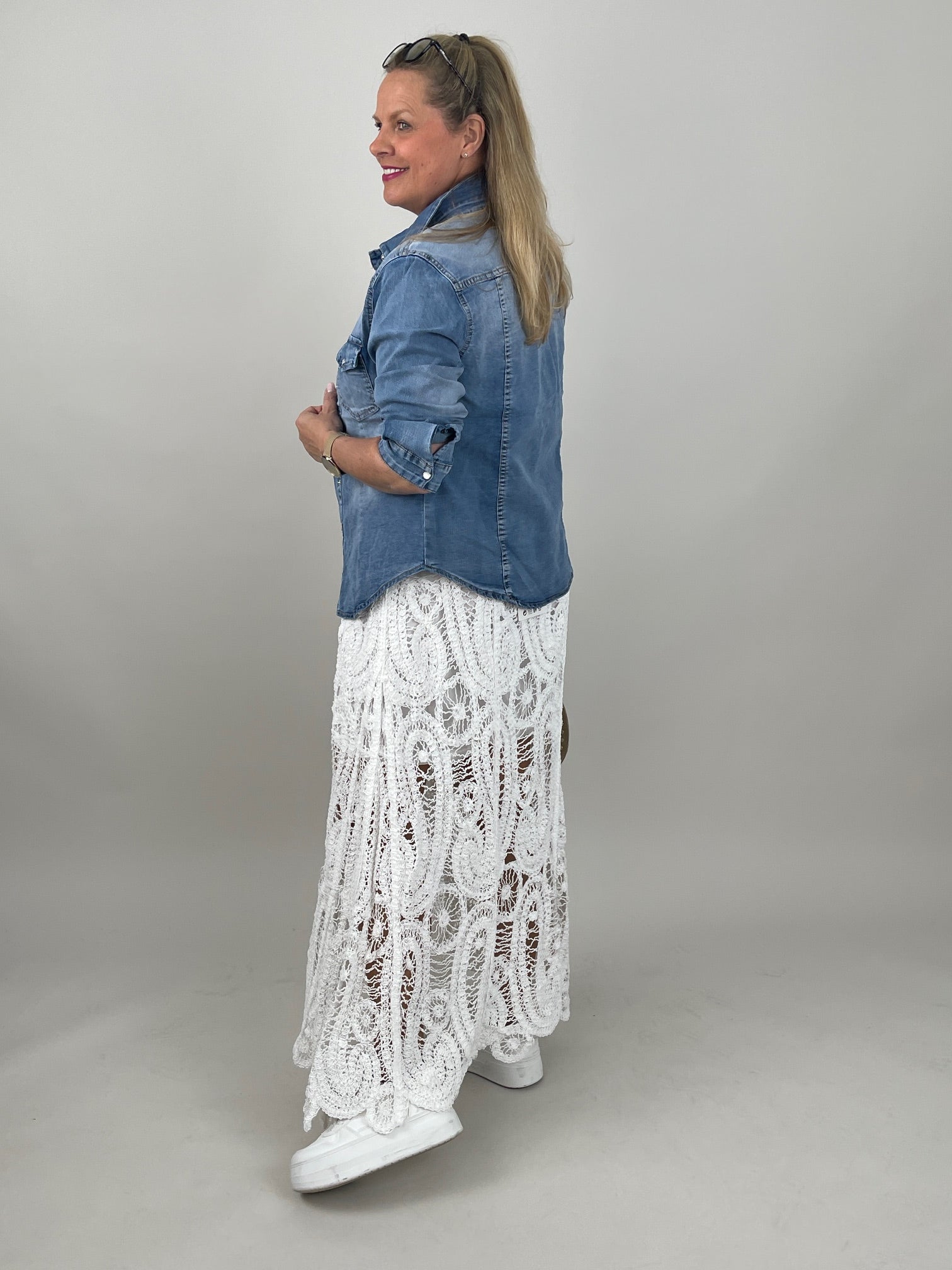 Rock Boho in Weiß