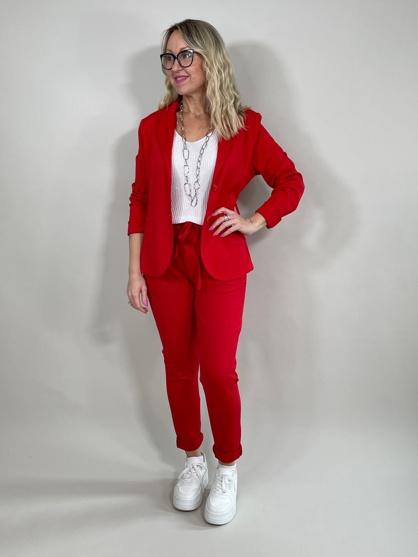 Jogpants Classic in Rot Artikel 5703