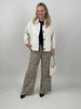 Jacke Velours in Beige