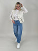 Weste in Creme