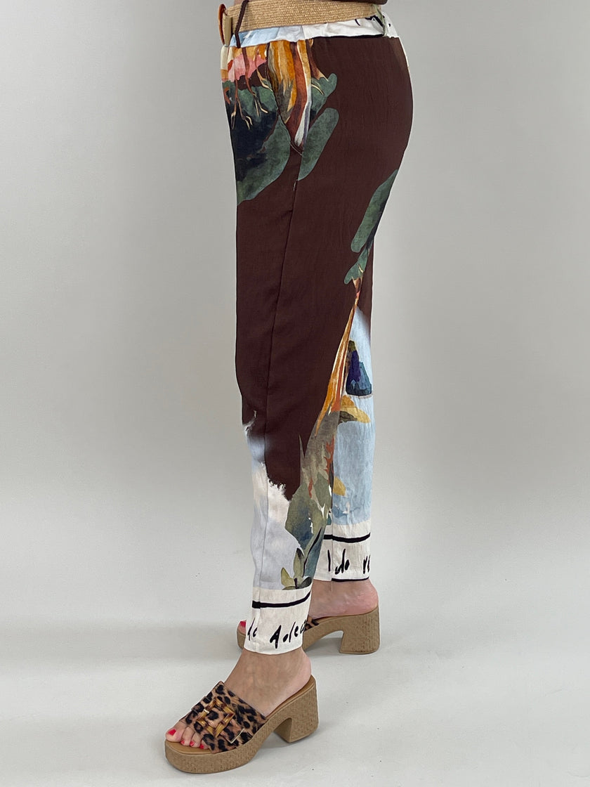 Hose mit tollem Muster in Bunt