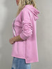 Hoodie mit Aufdruck und Steinchen in versch. Farben Artikel 5599