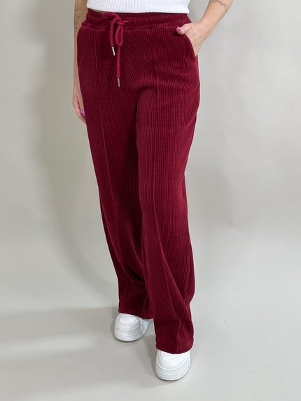 Palazzo-Hose Classic Cord in Bordeaux Artikel 5418