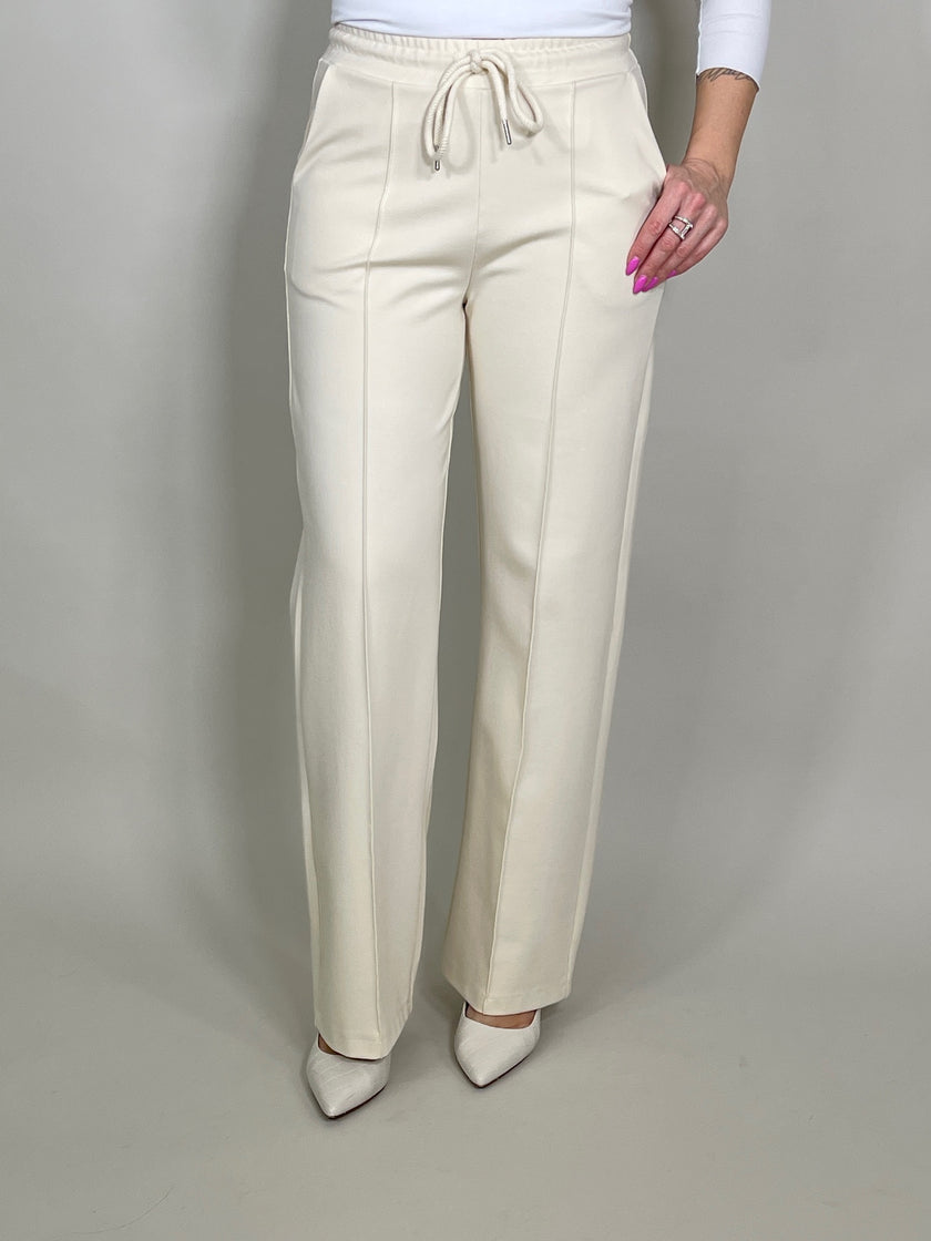Palazzo-Hose mit Bügelfalte in Champagner Artikel 3490