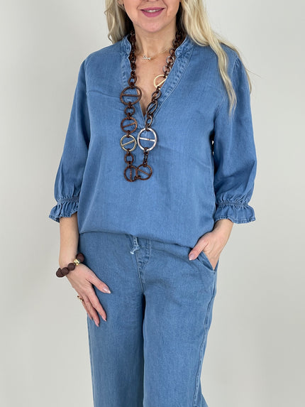 Blusenshirt Jeans-Optik Kamar von Rino&Pelle Artikel RP6771