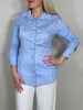 Hemdbluse Classic mit Jersey in Hellblau Artikel 3770