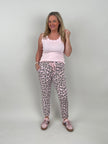 Jogpants in Leo/Pink
