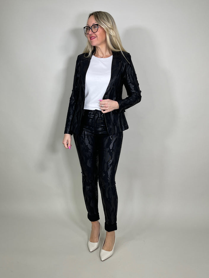 Blazer Camouflage in Schwarz Artikel 4031