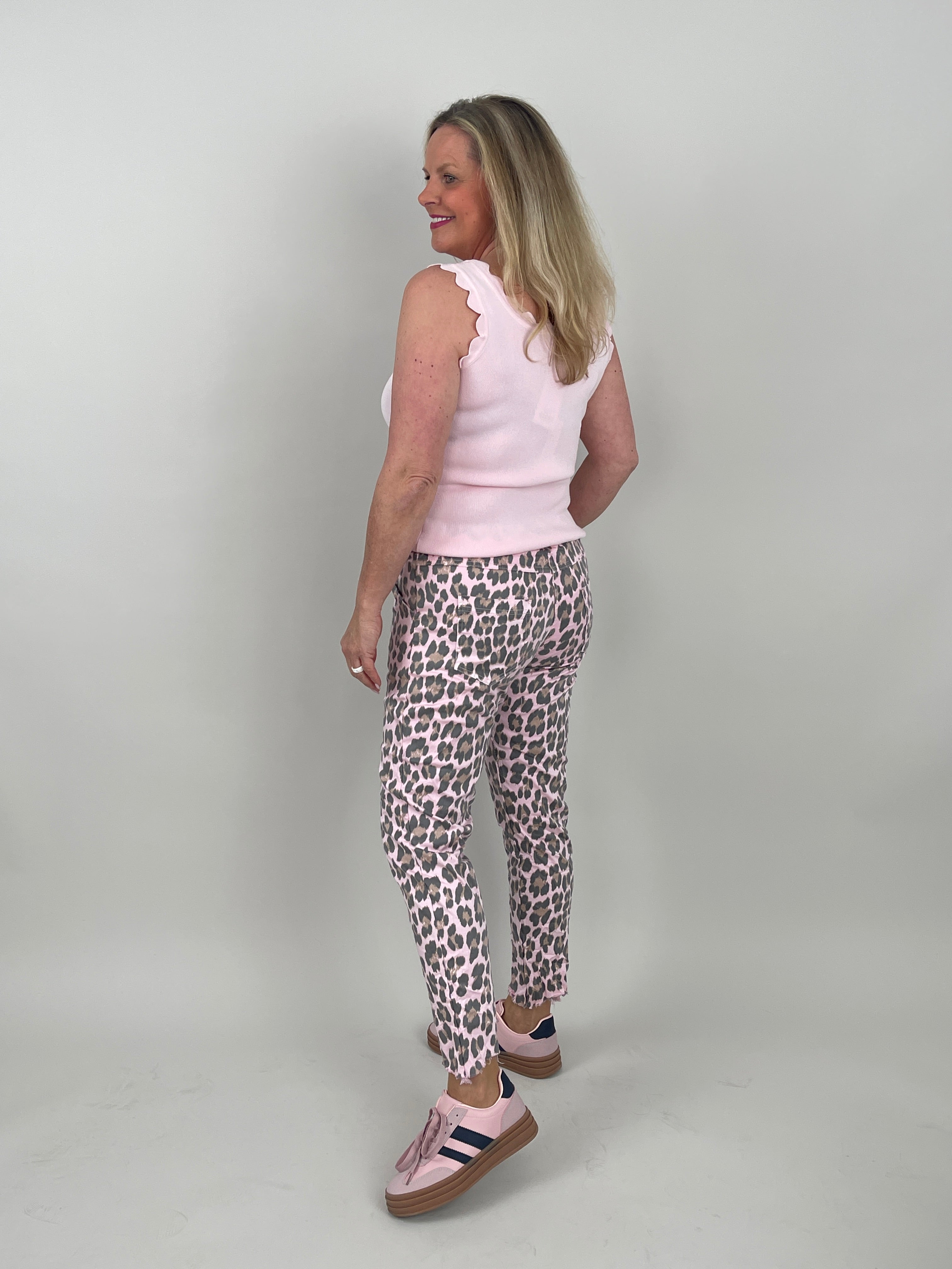 Jogpants in Leo/Pink