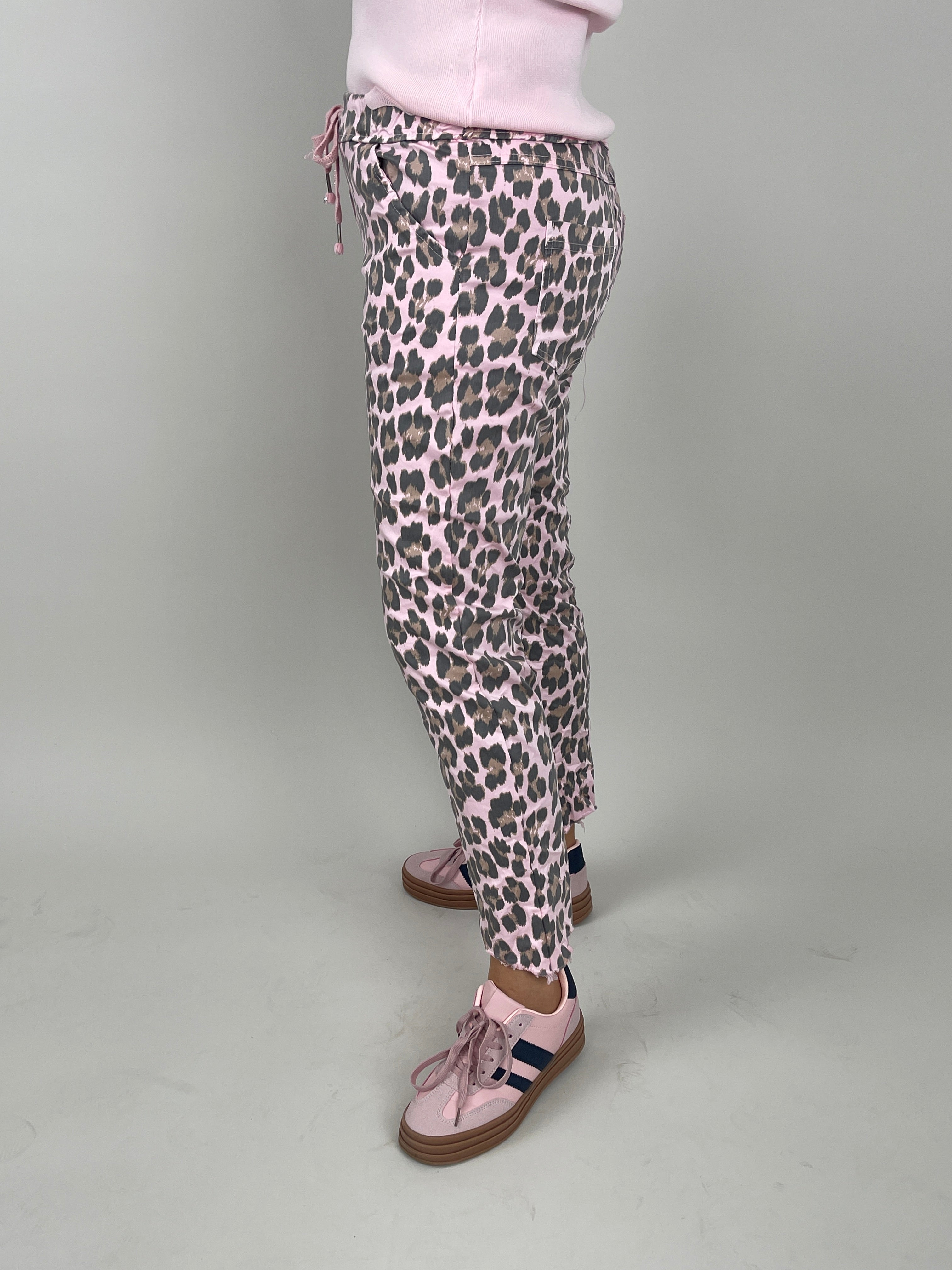 Jogpants in Leo/Pink