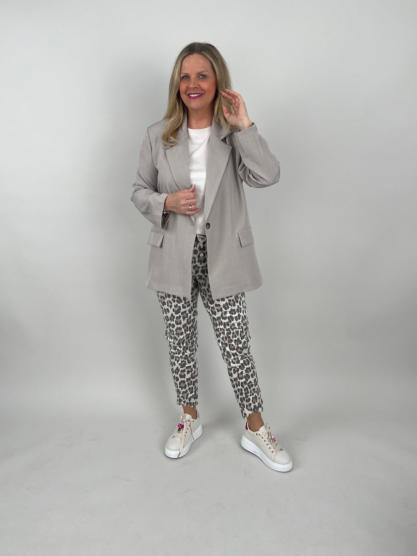 Blazer in Taupe