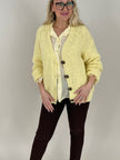 Cardigan Bouclé in Gelb