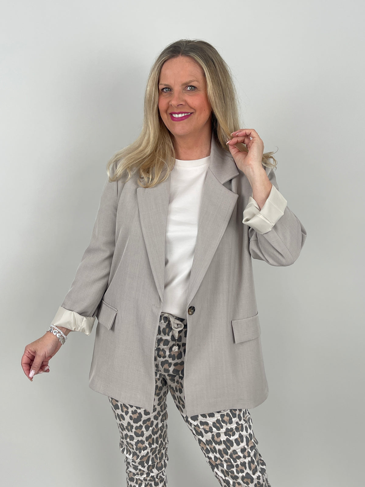 Blazer in Taupe