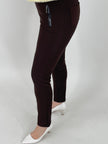 Leggings mit Taschen in Mokka