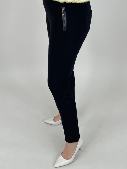 Leggings mit Taschen in Schwarz Art. 6766