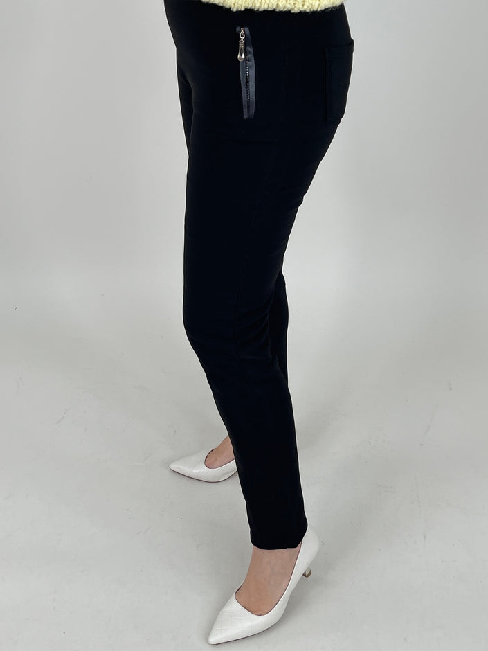 Leggings mit Taschen in Schwarz Art. 6766